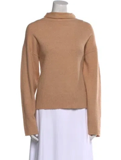 Pre-owned Jluxlabel Mock Neck Sweater In Neutral