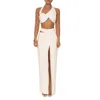 Jluxlabel New Age Crop Top & Skirt Set In White