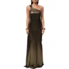 Jluxlabel Night Of Elegance Metallic Gown In Green