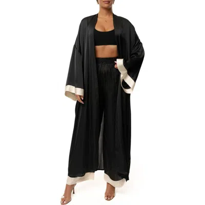 Jluxlabel Nola Satin Maxi Duster