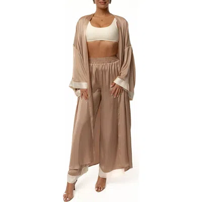 Jluxlabel Nola Satin Maxi Duster