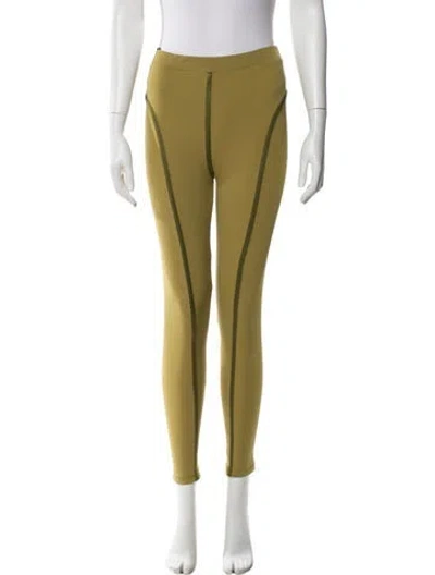 Pre-owned Jluxlabel Nylon Skinny Leg Pants In Green