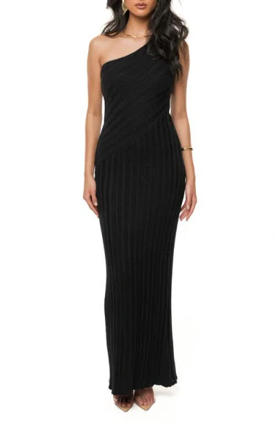 Jluxlabel One-shoulder Body-con Maxi Dress