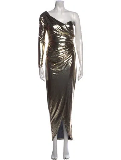 Pre-owned Jluxlabel One-shoulder Long Dress In Multicolor
