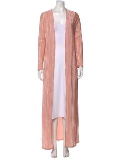 Pre-owned Jluxlabel Open Front Sweater In Pink