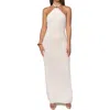 Jluxlabel Overseas Open Stitch Maxi Dress In White