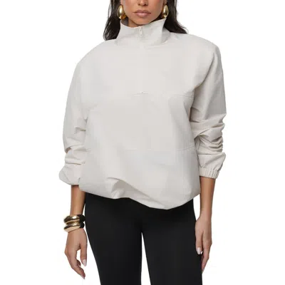 Jluxlabel Oversized Funnel Jacket In Gray