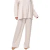 Jluxlabel Pearl Bay Button-up Shirt & Pants Set In Neutral