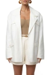 Jluxlabel Precision Blazer In White