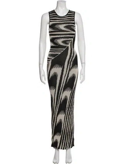 Pre-owned Jluxlabel Printed Long Dress W/ Tags In Multi