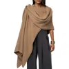 Jluxlabel Radiance Knit Shawl In Brown