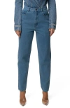 Jluxlabel Roesia Tapered Leg Jeans In Blue