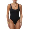 Jluxlabel Romi Knit Tank Bodysuit In Black