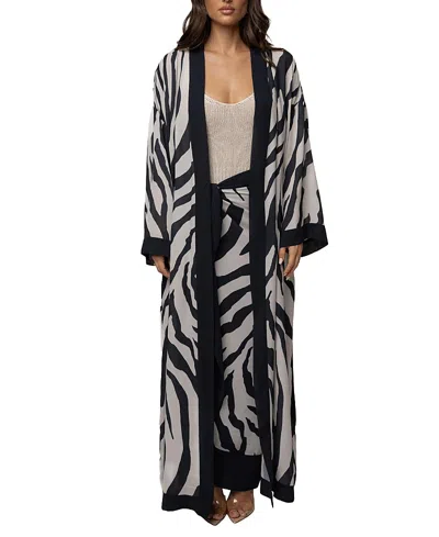 Jluxlabel Safari Days Duster In Black