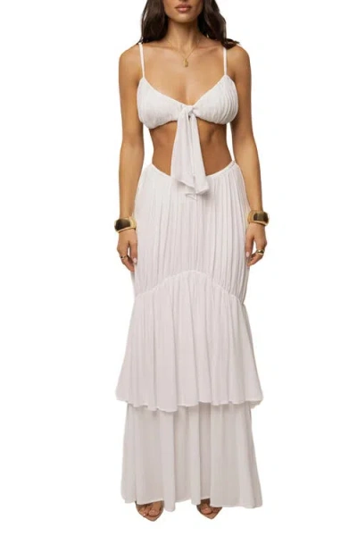 Jluxlabel Sail Into Sunset Skirt Set In Gold