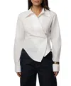 Jluxlabel Sculpt And Form Blouse In White