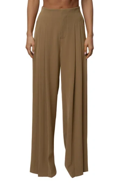 Jluxlabel Signature Elegance Trousers In Brown