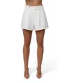 Jluxlabel Soft Breeze Woven Shorts In White