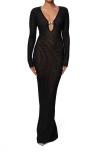 Jluxlabel Sol Long Sleeve Sweater Dress In Black