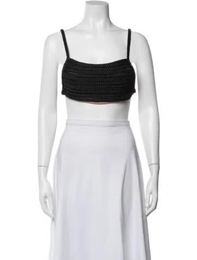 Pre-owned Jluxlabel Square Neckline Sleeveless Crop Top W/ Tags In White