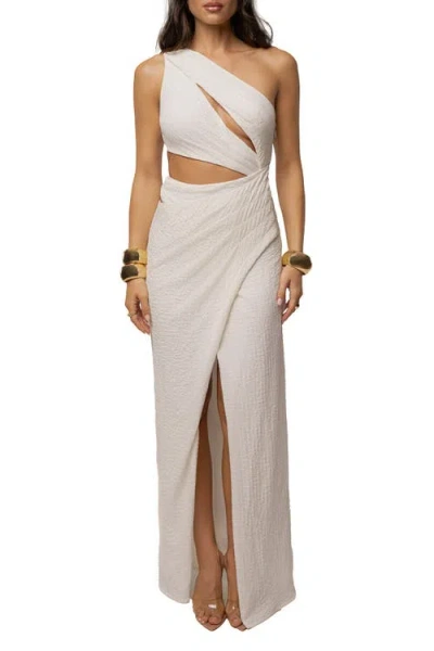 Jluxlabel Starlit Nights Cutout Dress In White