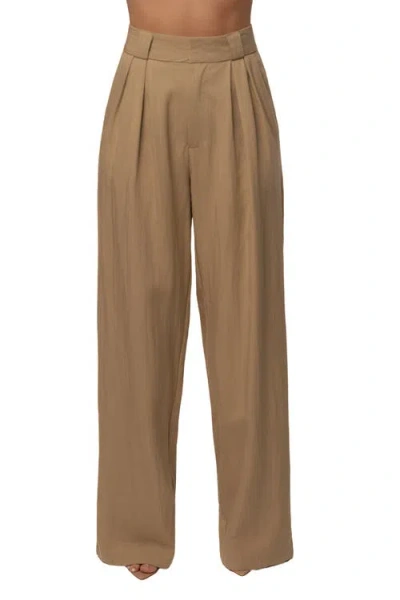 Jluxlabel Stay Ready Trouser In Brown