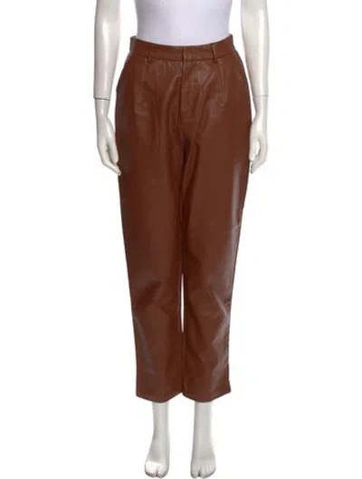 Pre-owned Jluxlabel Straight Leg Pants In Brown
