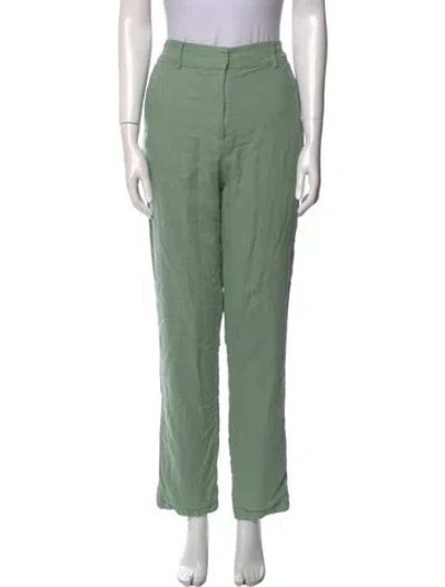 Pre-owned Jluxlabel Straight Leg Pants In Green