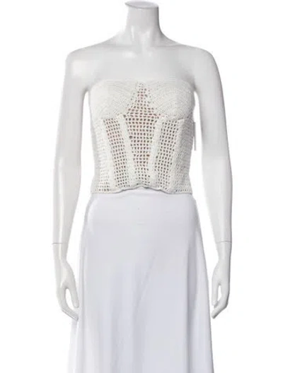 Pre-owned Jluxlabel Strapless Crop Top W/ Tags In Black