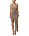 Jluxlabel Sundown Mini Dress In Neutral