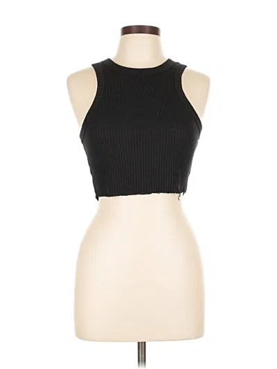 Pre-owned Jluxlabel Tank Top Black Halter Neckline Tops