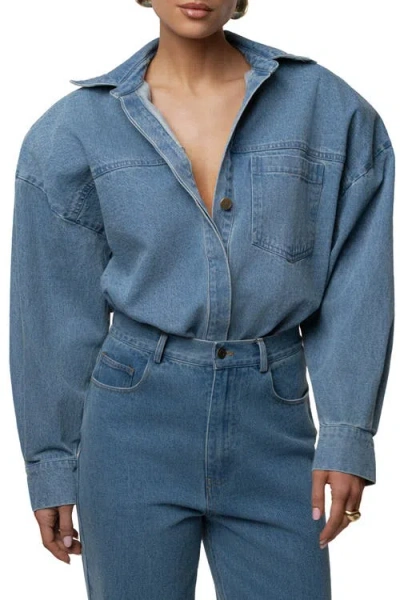 Jluxlabel Unstoppable Bodysuit In Brown