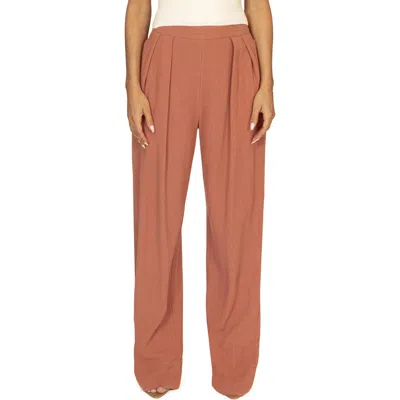 Jluxlabel Villa Views High Waist Trousers In Red
