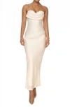 Jluxlabel Visions Of You Sleeveless Maxi Dress In White