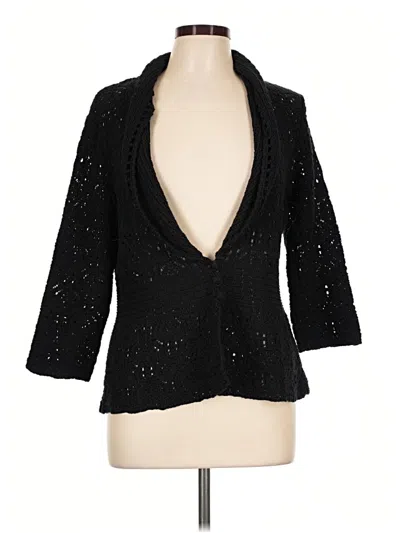 Pre-owned Jm Collection 3/4 Sleeve Blouse In Black