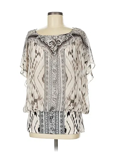 Jm Collection 3/4 Sleeve Blouse In Multi