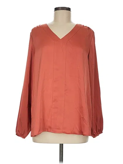 Pre-owned Jm Collection 3/4 Sleeve T-shirt In Orange