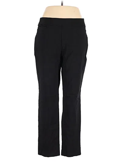 Pre-owned Jm Collection Active Pants In Black