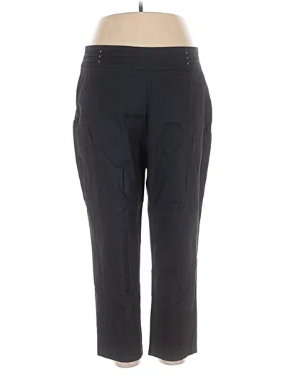 Jm Collection Active Pants In Black