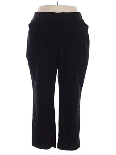 Pre-owned Jm Collection Active Pants In Black