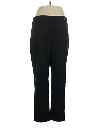 Pre-owned Jm Collection Active Pants In Black