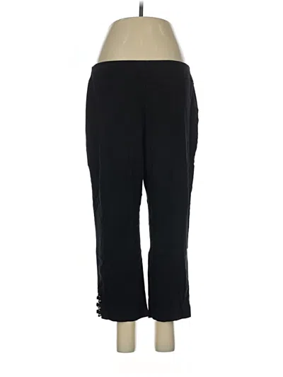 Pre-owned Jm Collection Active Pants In Black