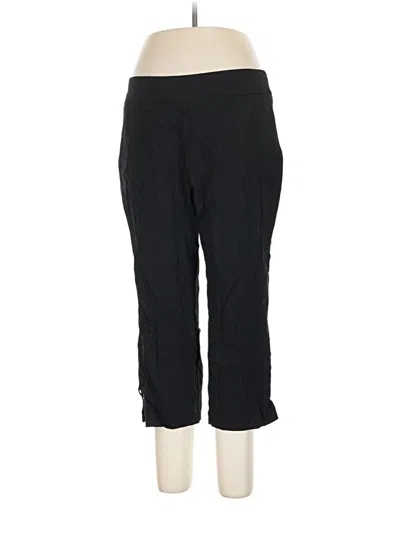 Pre-owned Jm Collection Active Pants In Black