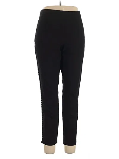 Pre-owned Jm Collection Active Pants In Black