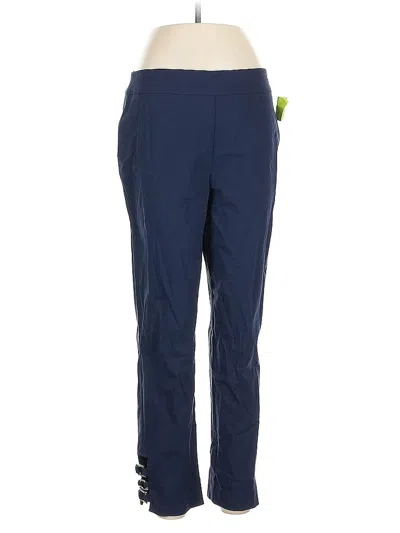 Jm Collection Active Pants In Blue