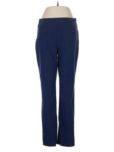 Pre-owned Jm Collection Active Pants In Blue