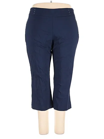 Pre-owned Jm Collection Active Pants In Blue