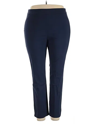 Pre-owned Jm Collection Active Pants In Blue