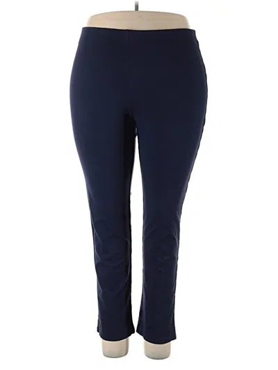 Pre-owned Jm Collection Active Pants In Blue
