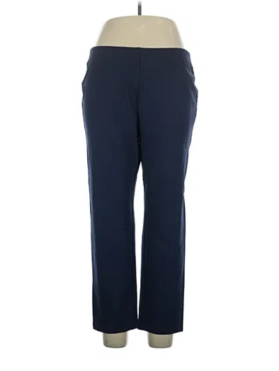 Pre-owned Jm Collection Active Pants In Blue